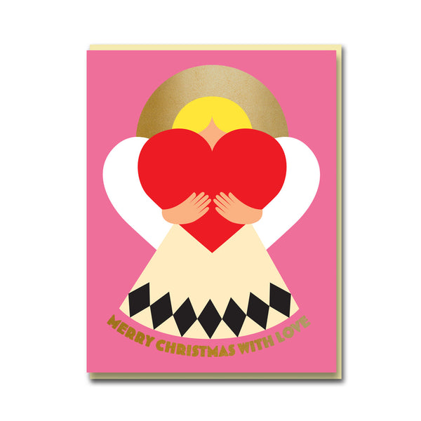 Bureau Alice Christmas Angel Love Card