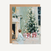 Atelier 44 - Cozy Christmas Morning Card - Magical Holiday Watercolor Art