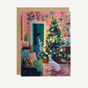 Atelier 44 - Festive Christmas Tree & Dog Card - Cozy Holiday