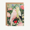 Atelier 44 - Love Birds and Peonies - You make me happy Greeting Card