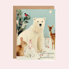 Atelier 44 - Whimsical Winter Animals Christmas – Winter Greeting Card