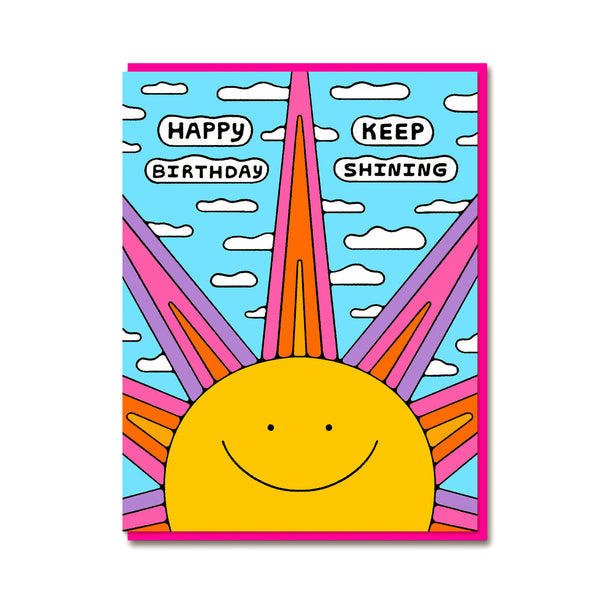 Bailey Crouch Keep Shining Birthday Card