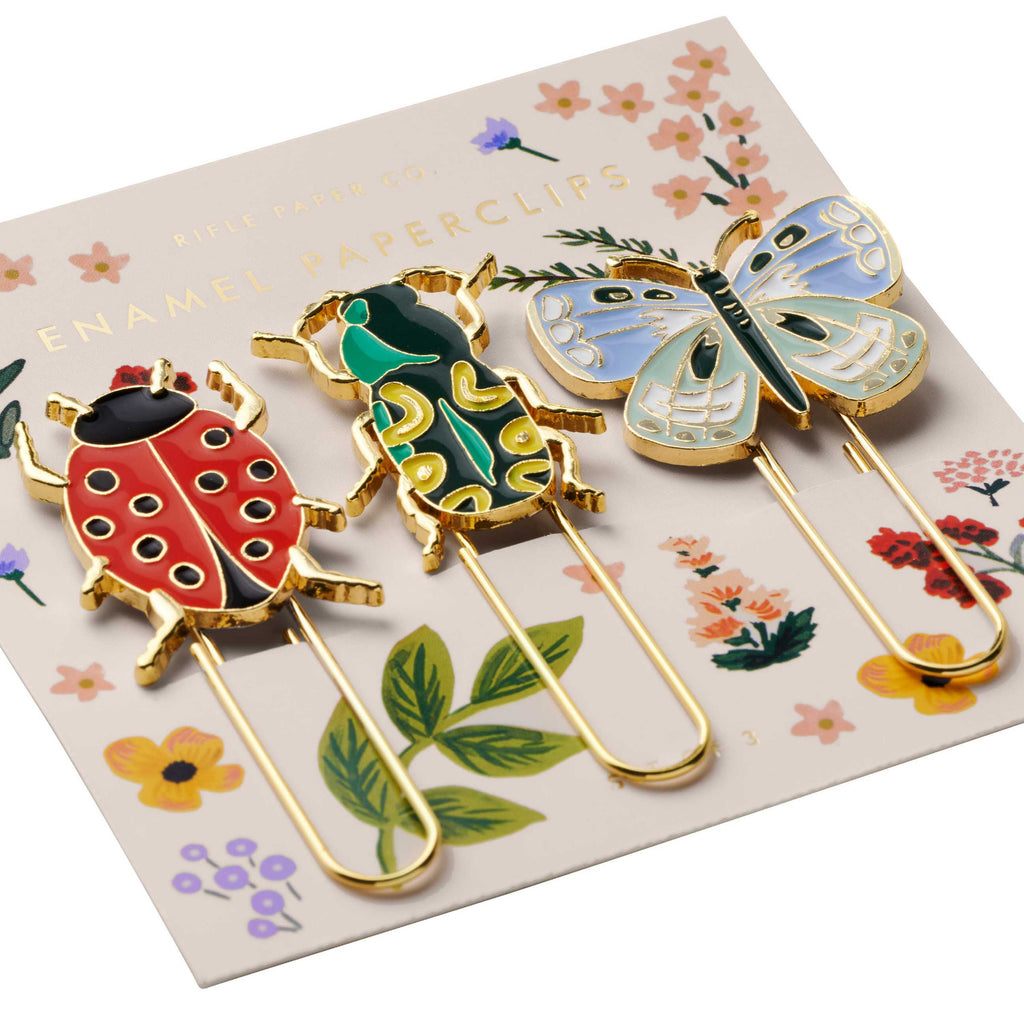 Rifle Paper Co - Curio Enamel Paper Clip Set