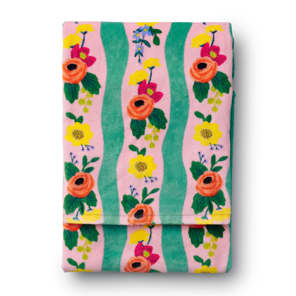 Rifle Paper Co. - Climbing Roses Beach Towel