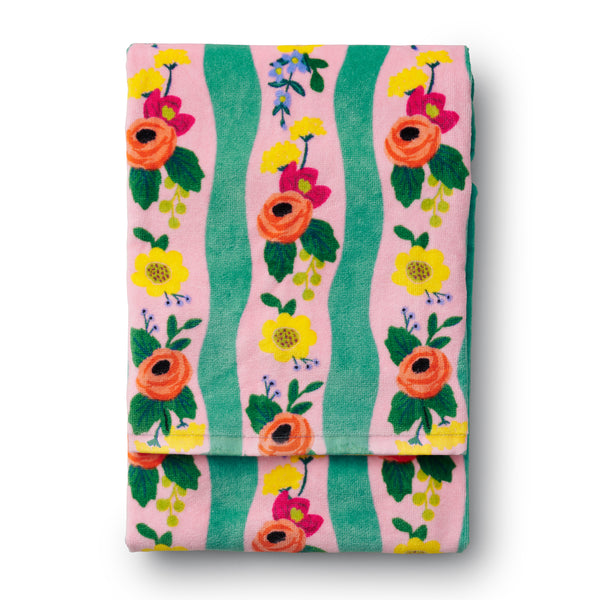 Rifle Paper Co. - Climbing Roses Beach Towel