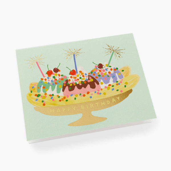 Rifle Paper Co. Banana Split Birthday Card