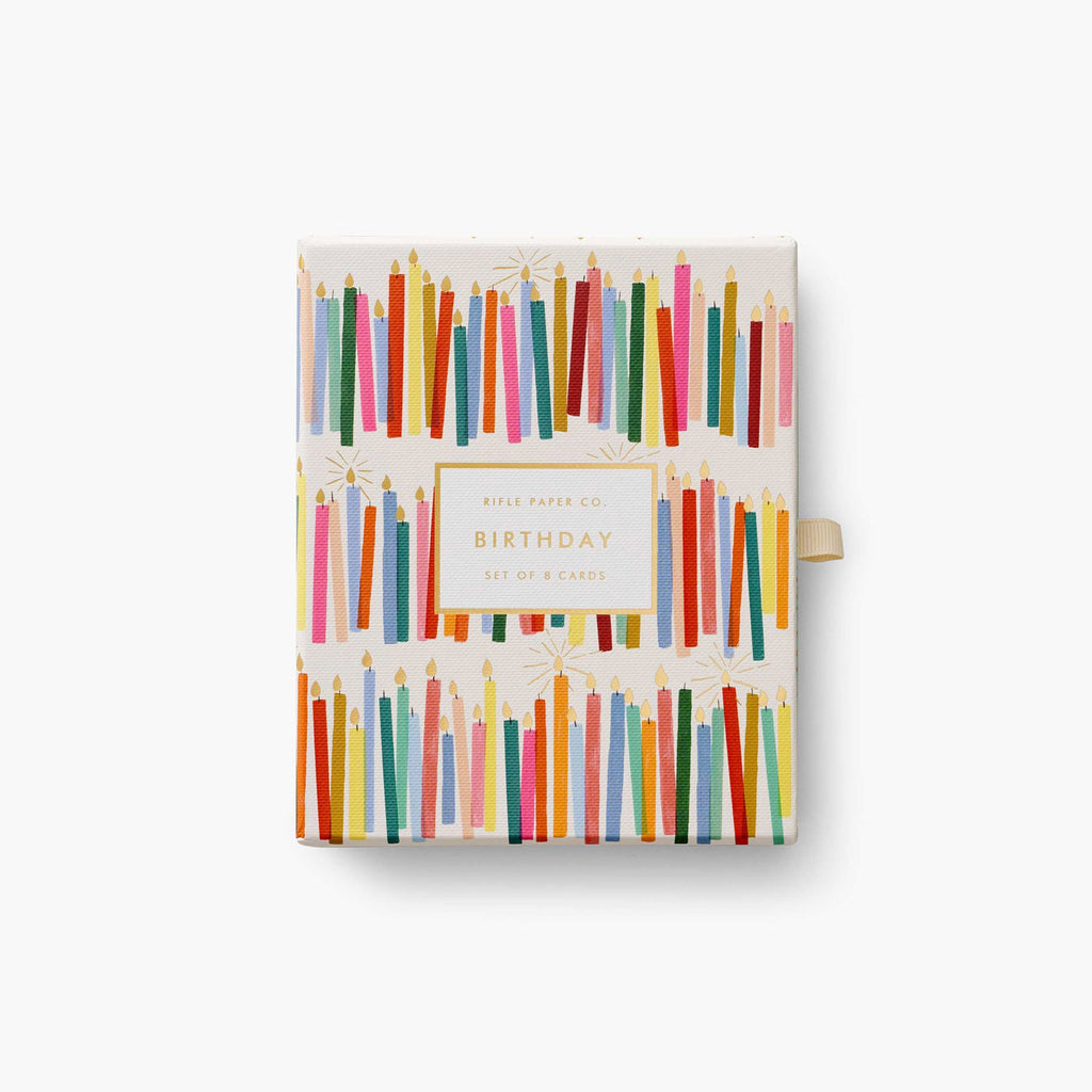 Rifle Paper Co. - Birthday Candles Keepsake Card Box