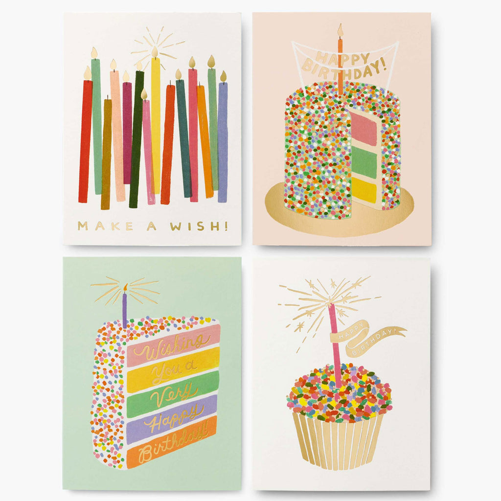 Rifle Paper Co. - Birthday Candles Keepsake Card Box