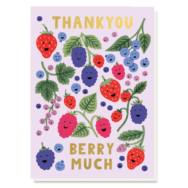 Stormy Knight Thank You Berry Much Card