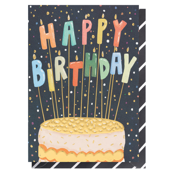 Louise Tiler Birthday Candles Cake Card