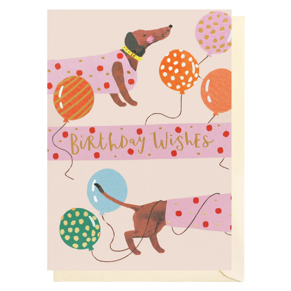 Louise Tiler  Birthday Dachshund Card