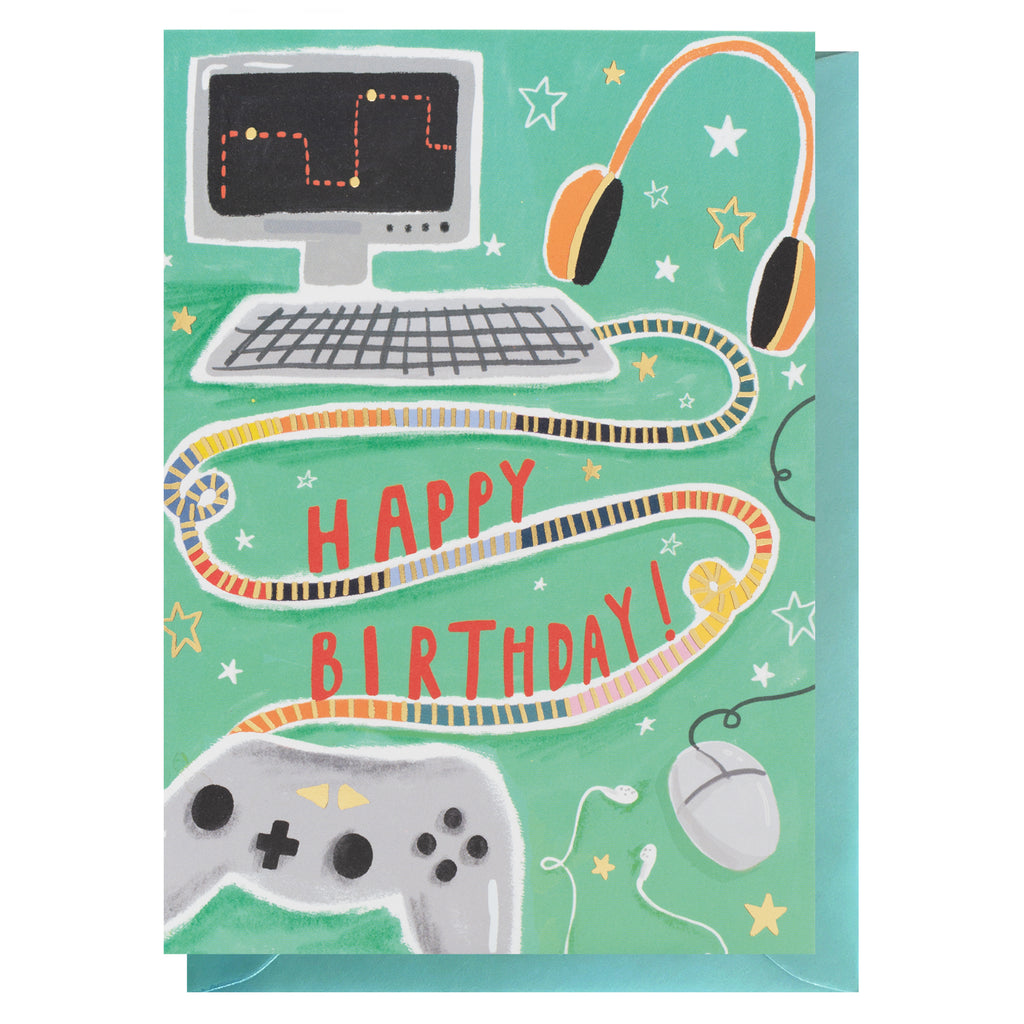 Louise Tiler Birthday Gaming Card
