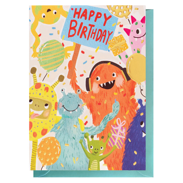 Louise Tiler Birthday Monsters Card