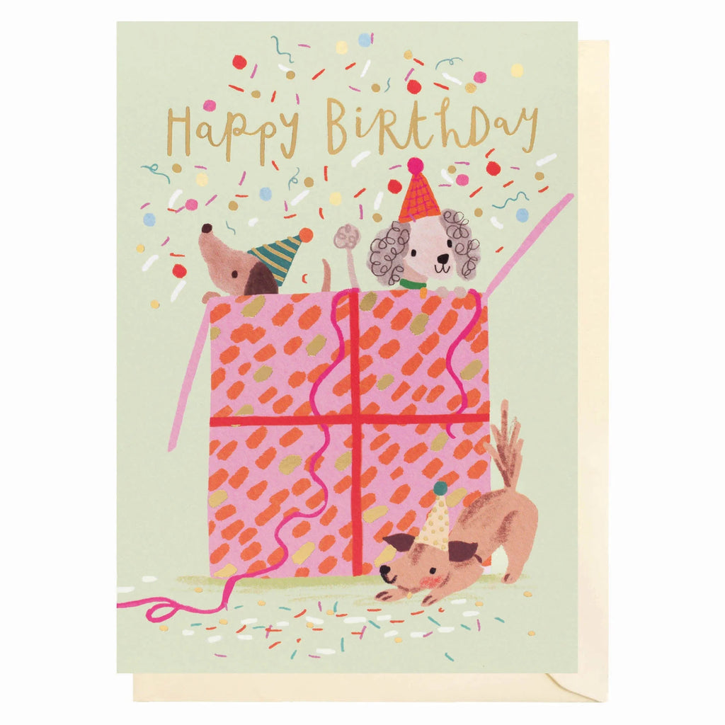 Louise Tiler Birthday Pups Card