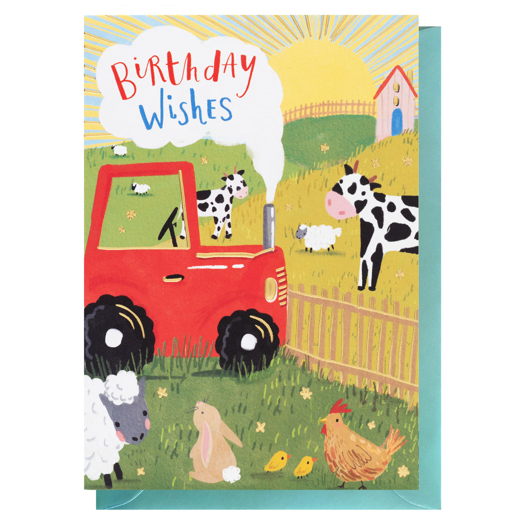 Louise Tiler Birthday Wishes Farm Card