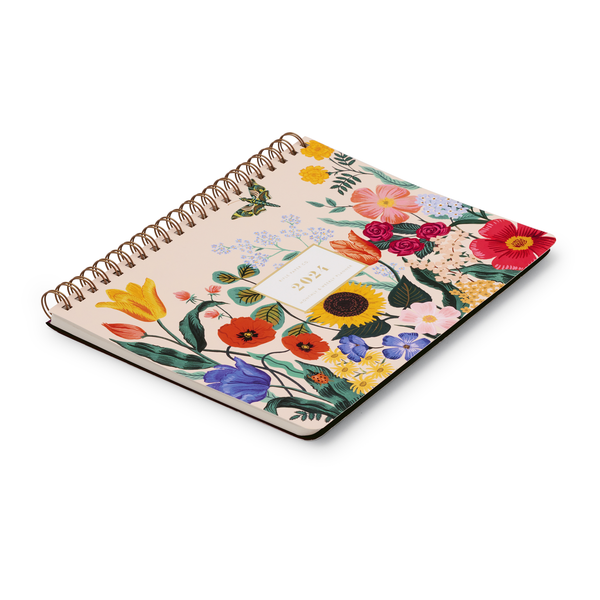 Rifle Paper Co. 2024 12-Month Top Spiral Planner - Blossom