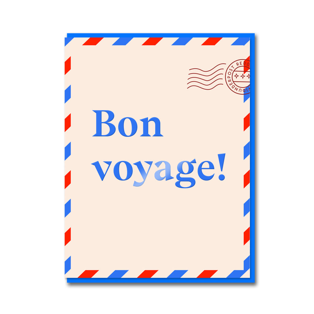 Darling Clementine Bon Voyage Letter Card