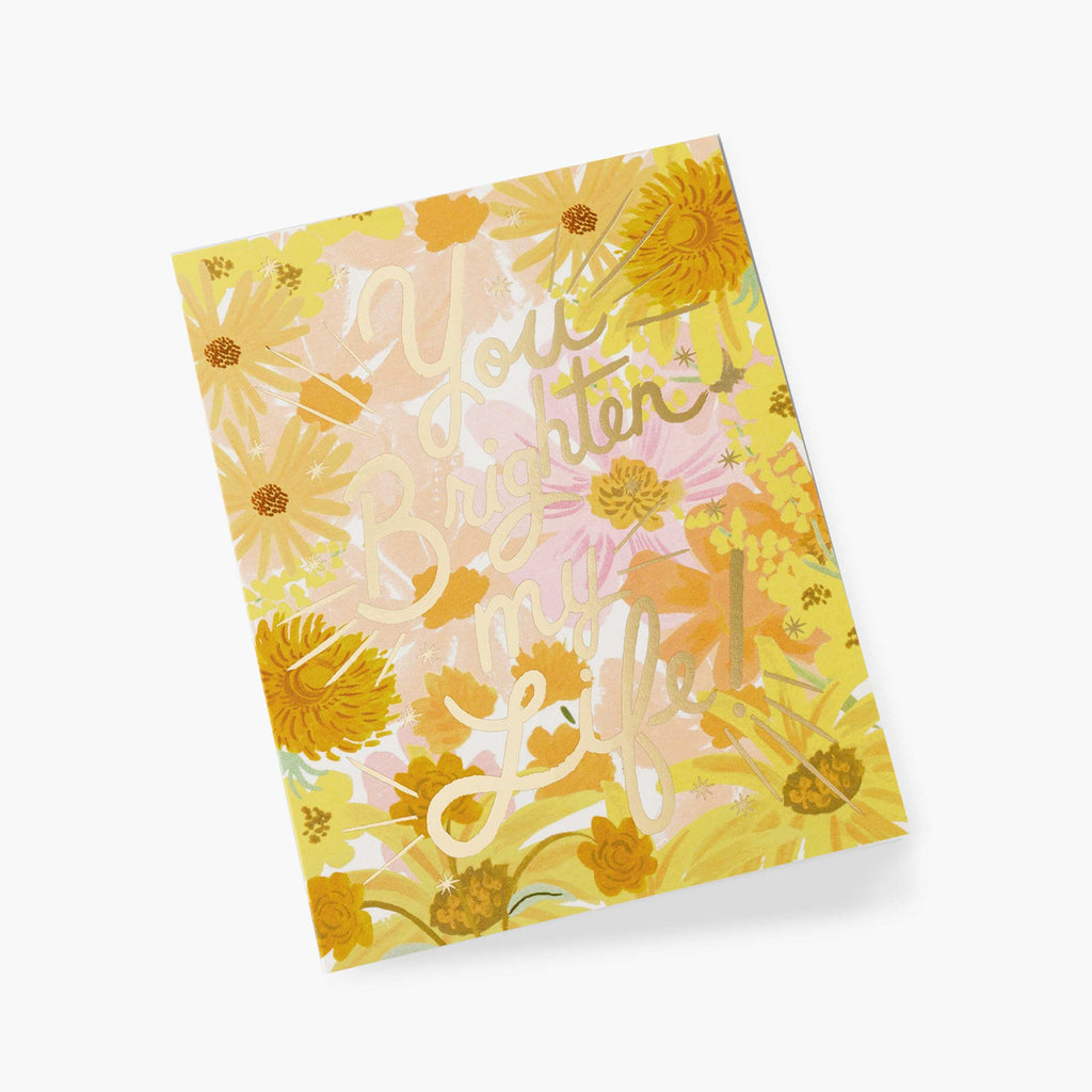 Rifle Paper Co. You Brighten My Life Card