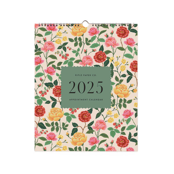 Rifle Paper Co. 2025 Appointment Calendar - Roses