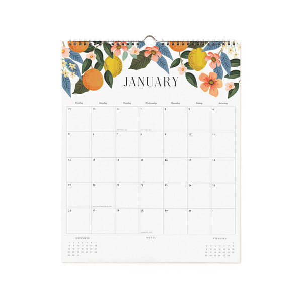 Rifle Paper Co. 2025 Appointment Calendar - Roses