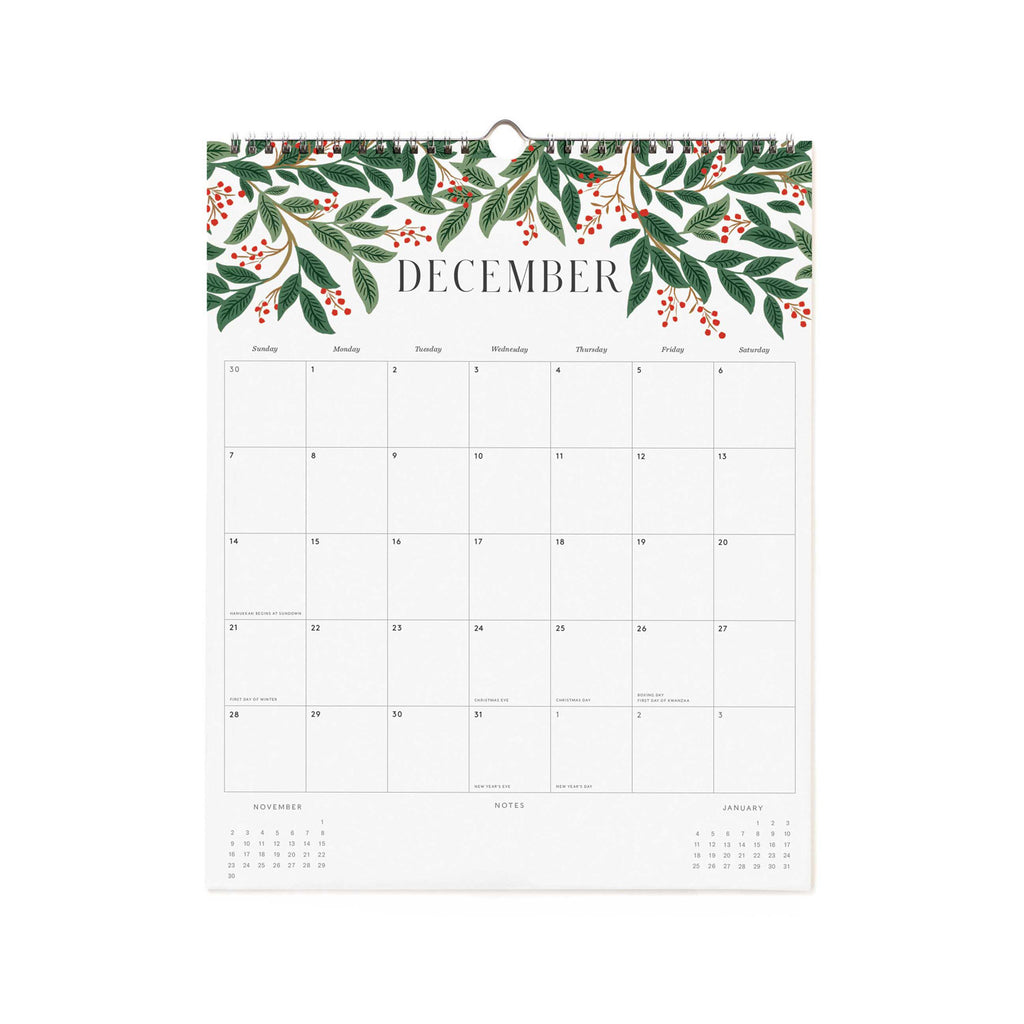 Rifle Paper Co. 2025 Appointment Calendar - Roses