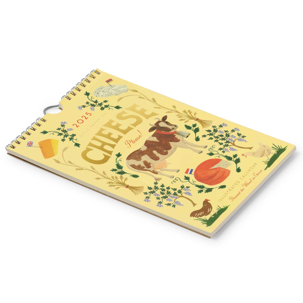 Rifle Paper Co. 2025 Kitchen Calendar - Cheese