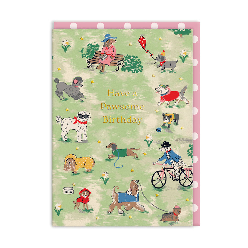 Cath Kidston Park Dogs Birthday Card