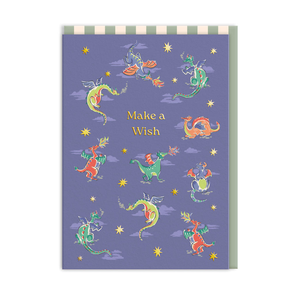 Cath Kidston Make A Wish Dragons Greeting Card