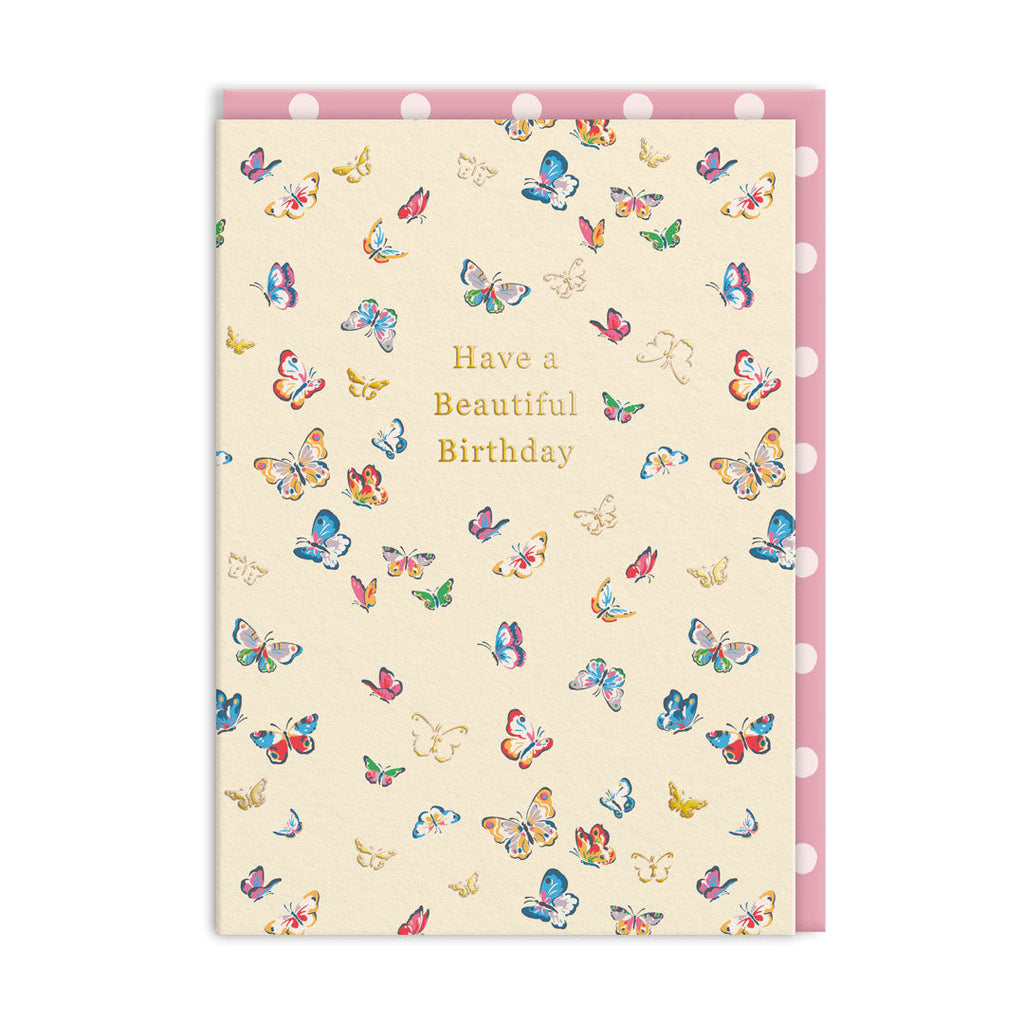 Cath Kidston Beautiful Butterflies Birthday Card