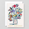 Charlotte Trounce HB Bouquet in Vase Birthday Card