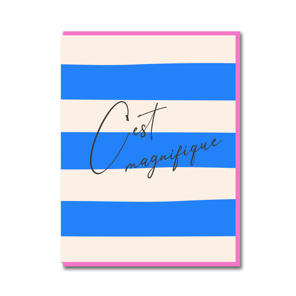 Darling Clementine French Twist C'est Magnifique Card