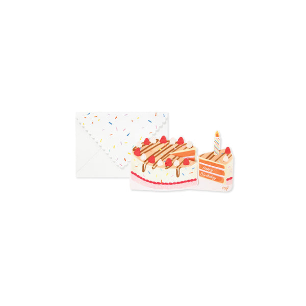 UWP Luxe Cake 3D Layer Birthday Card