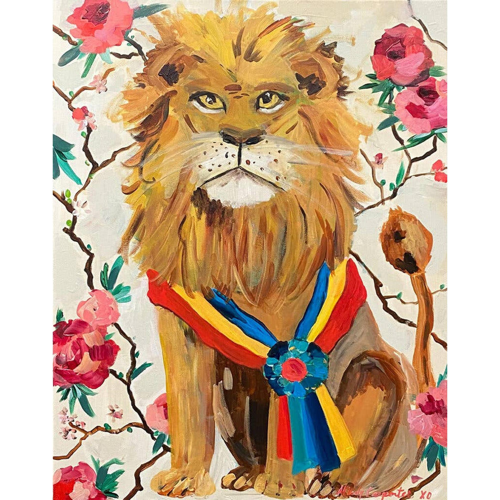 Carpe Diem Papers - Brave Lion Greeting Card