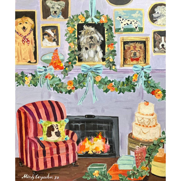 Carpe Diem Papers - Dog Parlor Christmas Card