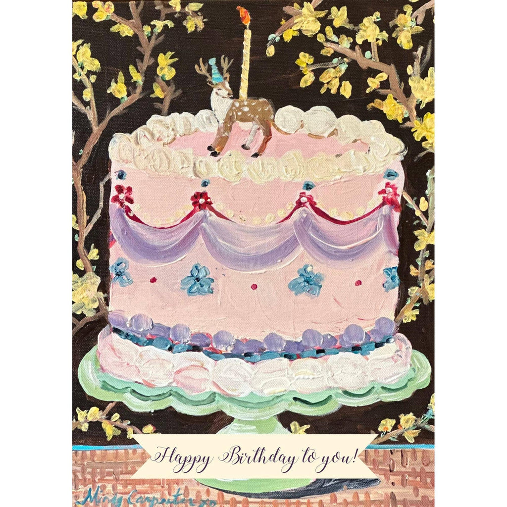 Carpe Diem Papers - Happy Birthday Deer Card