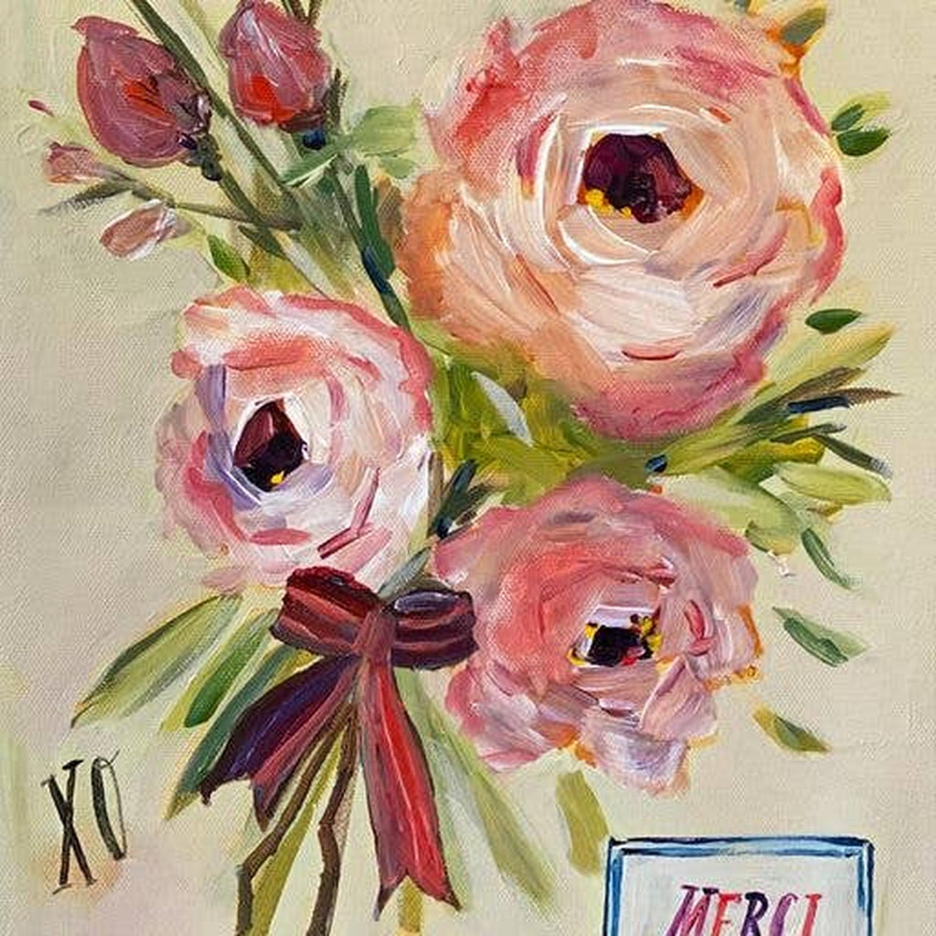 Carpe Diem Papers - Merci Floral Thank You Card