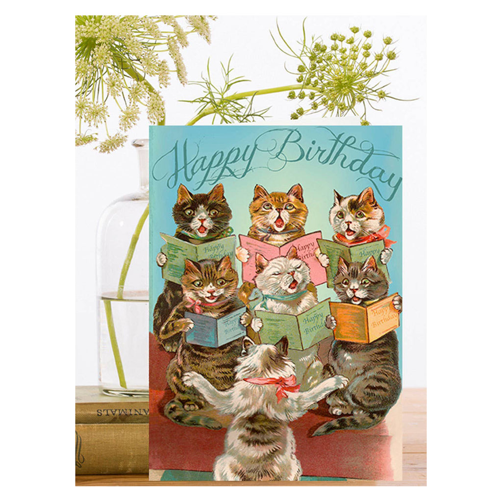 Madame Treacle - Birthday Sing-Along Cat Card