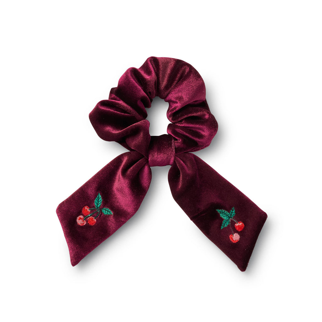 Rifle Paper Co. - Cherries Embroidered Scrunchie
