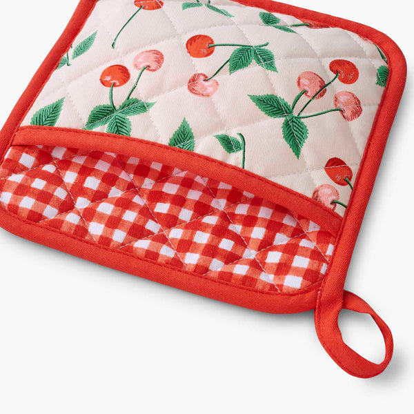 Rifle Paper Co. - Cherries Pot Holder