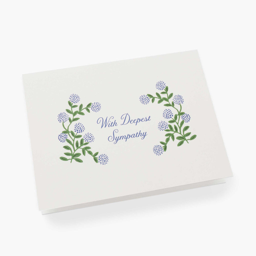 Rifle Paper Co. Hydrangea Sympathy Card