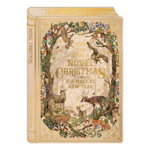 Story Book Novel Christmas Card