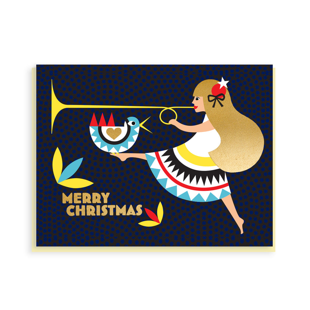 Bureau Alice Trumpet Christmas Card 