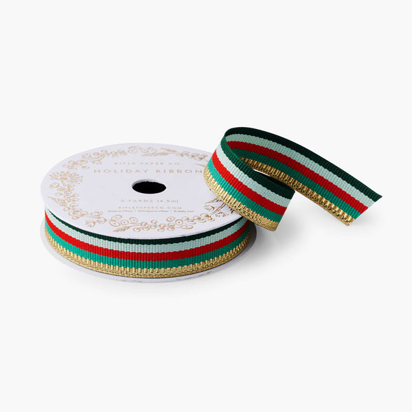 Rifle Paper Co. - Holiday Stripe Ribbon