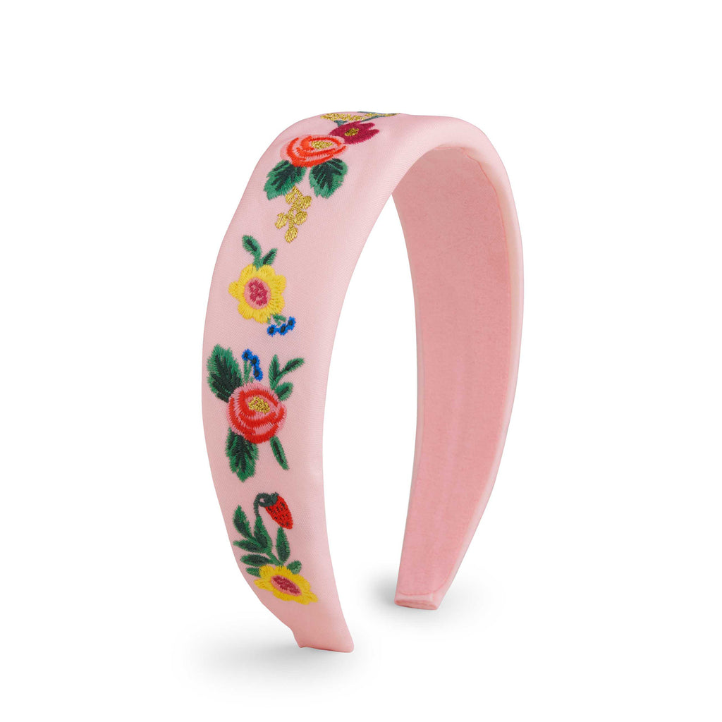 Rifle Paper Co. Embroidered Headband - Climbing Roses