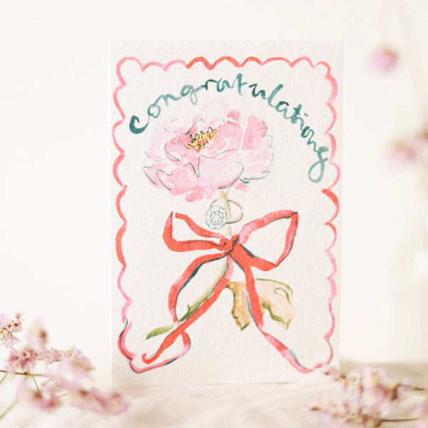 Sophie Amelia Creates - Congratulations Peony Card