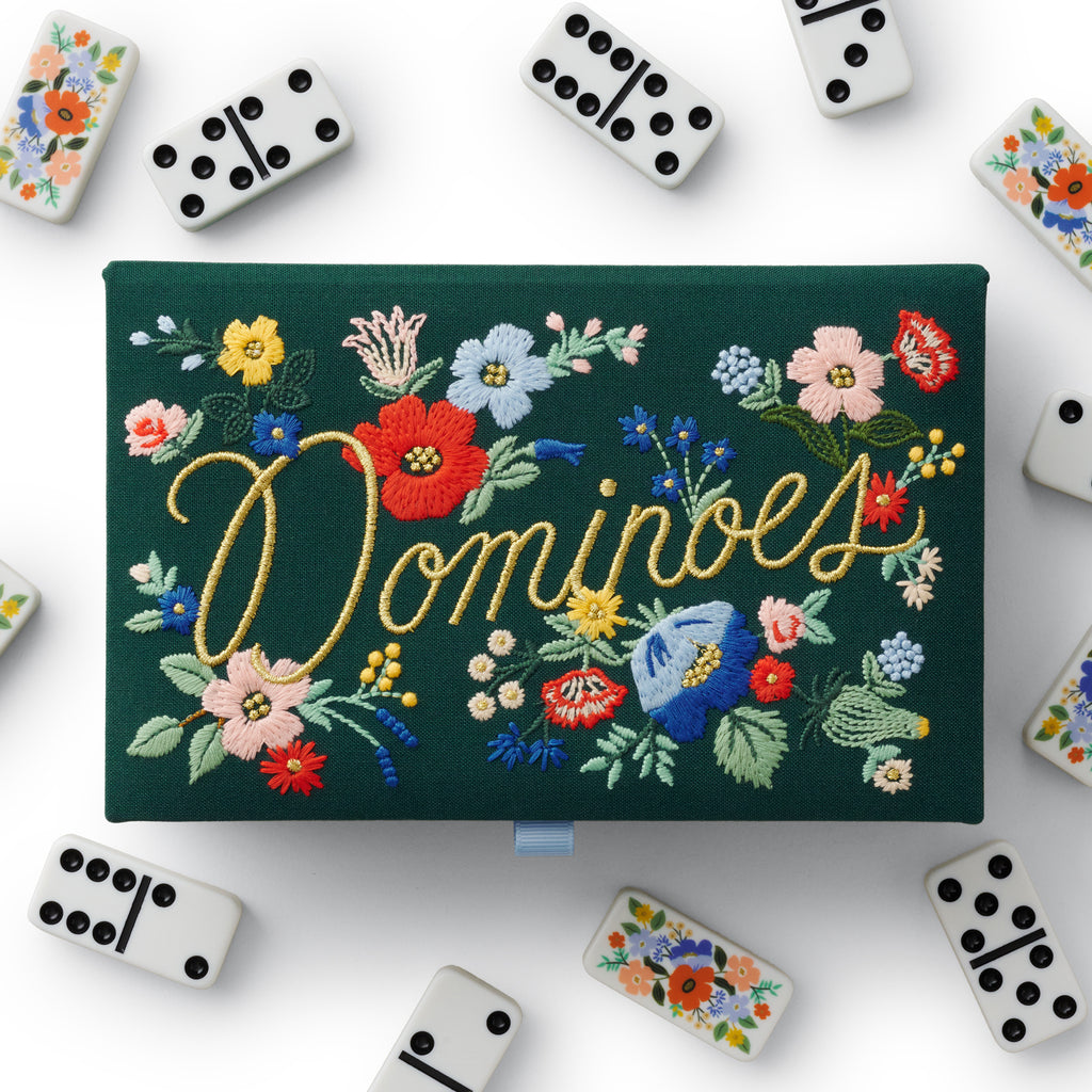 Rifle Paper Co. Strawberry Fields Dominoes Set