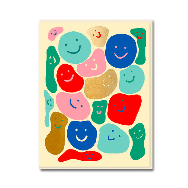 Emma Cooter Blobs Birthday Card