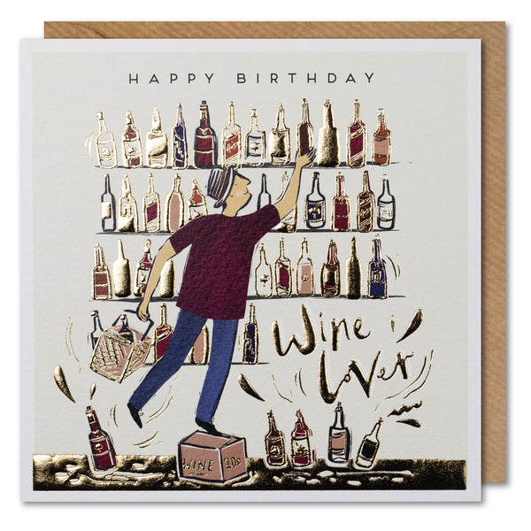 Paperlink - Fever Pitch - Wine Lover Birthday Card