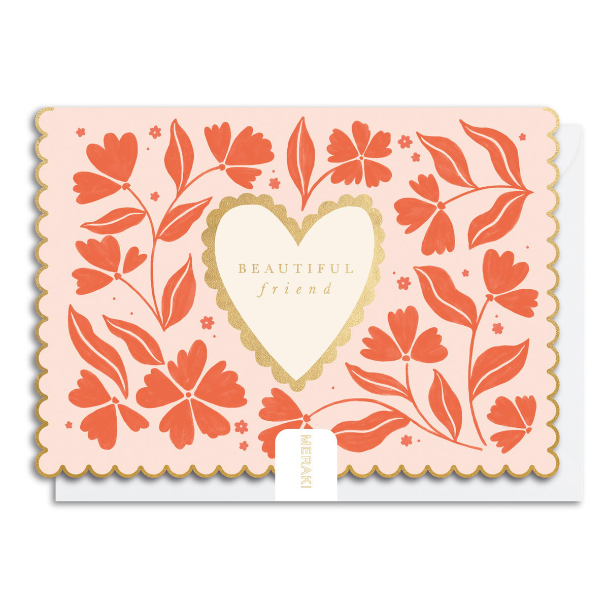 Paperlink Matilda - Hearts & Flowers Card– The Paper Parlour