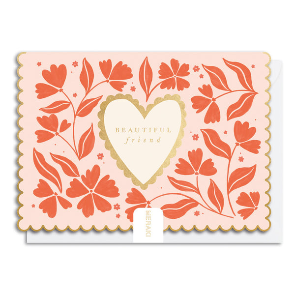 Paperlink Matilda - Hearts & Flowers Card